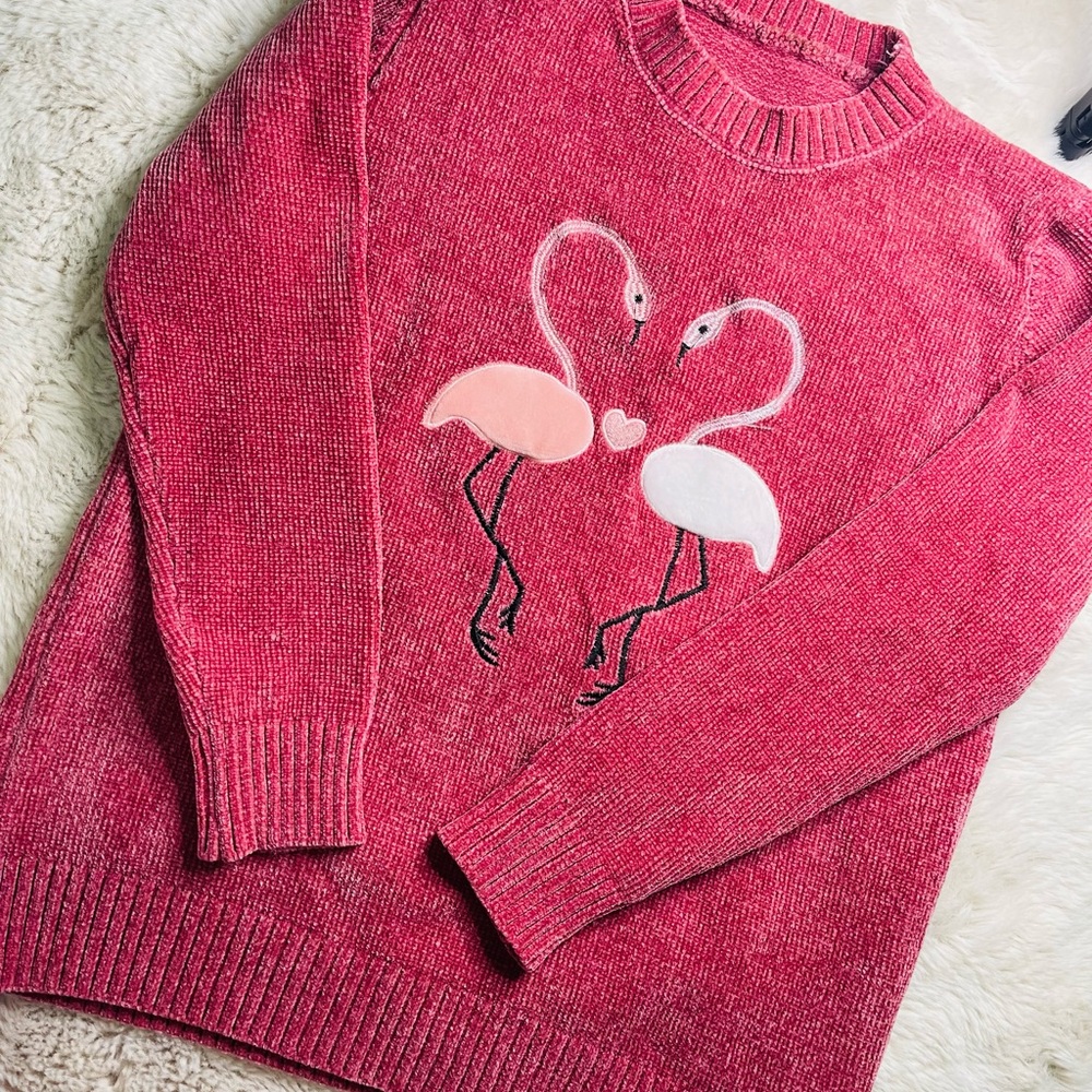 Pink Flamingo Sweater